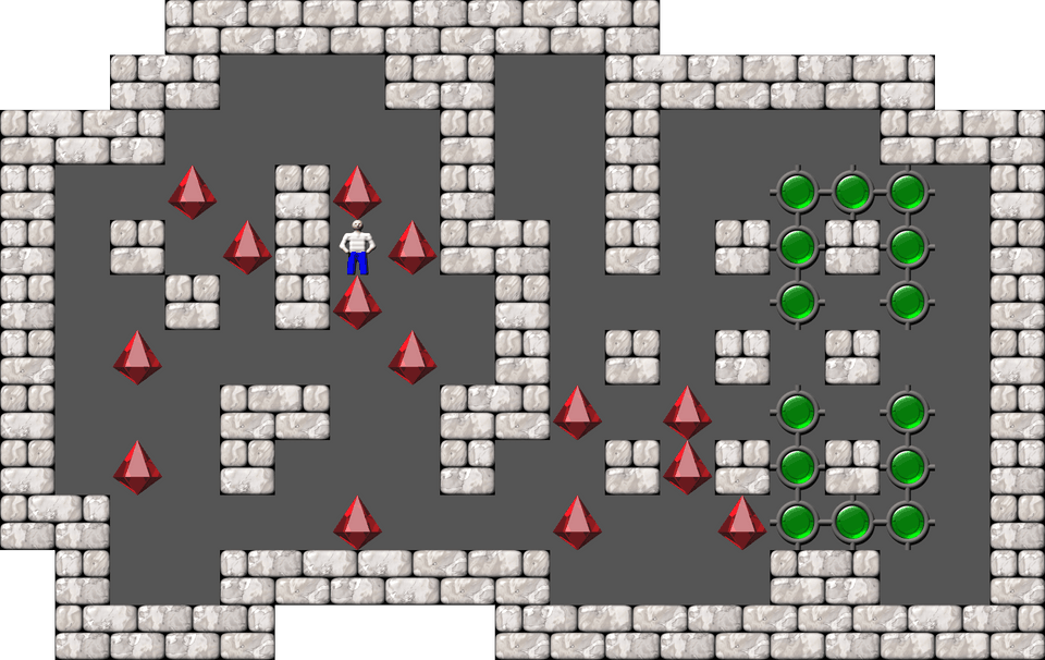 Сокобан Thinking Rabbit Arranged уровень 76
